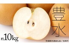 【 2025年9月上旬発送開始 】 豊水梨 約 10kg ( 茨城県共通返礼品 / 石岡市 ) 豊水 梨 フルーツ 果物 なし ナシ 新鮮 旬 期間限定 甘い 国産 [EY002sa]