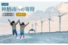 【5,000円】神栖市への寄附 (返礼品はありません)