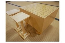 SS-30【 将棋盤 】新カヤ 60号 足付き 駒台 セット 囲碁 将棋 木工品