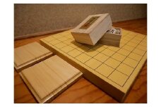 SS-17【 将棋盤 】新カヤ 10号 接合盤 セット 卓上 囲碁 将棋 木工品