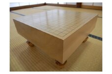 GS-12【 碁盤 】桂 40号 足付き 囲碁 将棋 木工品