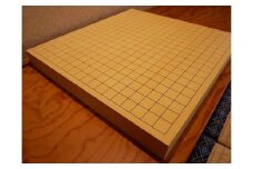 GS-08【 碁盤 】ヒバ 15号 接合盤 卓上 囲碁 将棋 木工品