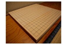 GS-06【 碁盤 】 桧 10号 接合盤 卓上 囲碁 将棋 木工品