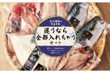 BB-10 迷うなら全部入れちゃう干物セット 6～8枚（金目鯛、縞ホッケ、さんま、真アジ、サバ、いか、赤魚など）
