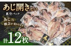 あじ開き 12枚セット