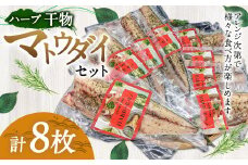 ハーブ干物 マトウダイ 8枚セット