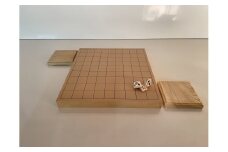 SS-19【 将棋盤 】新桂 10号 接合盤 卓上 セット 囲碁 将棋 木工品
