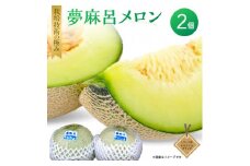 メロンの森オリジナル・完熟収穫「夢麻呂メロン」1箱（2個入）