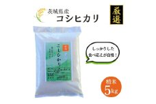 茨城県産【厳選】コシヒカリ 5kg（ 精米 5kg ）こしひかり 門井米肥店 お米 米 