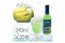 日本一のメロン生産地！鉾田市産「茨城メロンサイダー」　20本
