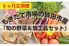 【6ヶ月定期便】鉾田市産「加工品＆旬の野菜詰め合わせセット」 緑葉食野菜 根野菜 きのこ