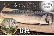 大トロさば文化干し　６枚（茨城県共通返礼品／神栖市産）