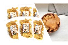 姫はるか(紅はるか)さつまいもチップス100g×6 〈茨城県産さつま芋・生醤油使用〉
