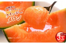 受付終了間近！【クインシーメロン】＼生産量日本一！／ 3玉入り1箱 4Lサイズ 1玉 1.5kg前後 × 3 クインシーメロン メロンの村田 選べる玉数 先行予約 赤肉 追熟 産地直送 メロン めろん おすすめ 人気 大きい 定番 ギフト プレゼント 贈り物 国産 フルーツ 果物 茨城 鉾田