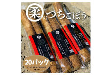 畑で熟成「柔のつちごぼう」20パック（1パック30cm／400g以上 2本入り）