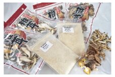 原木椎茸の乾燥しいたけ　スライス・小葉・パウダーセット