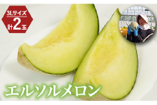 エルソルメロン（3L×2玉）
