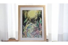 絵画「題名：太陽の唄」