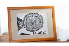 絵画「題名：ヒマワリ」