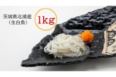 地元で人気“生白魚”《茨城県北浦産》新鮮なまま冷凍で1kg