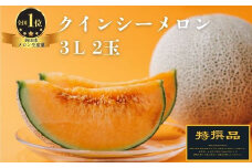 【特選品】クインシーメロン（3L×2玉）