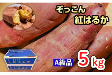 ぞっこん 紅はるか A等級 5㎏ Lサイズ 産出額 全国 No. 1 茨城 鉾田 さつまいも 干し芋 焼き芋 としまる
