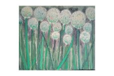 【 限定 1点 】「 ネギ坊主 」 絵画 アート アトリエ 飛動庵