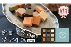 【 お中元 熨斗付 】 ショコラソレイユ 9種 チョコレート チョコ スイーツ デザート 高級 ギフト 贈り物 お礼 プレゼント 手土産 お菓子