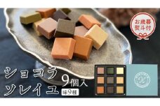【 お歳暮 熨斗付 】 ショコラソレイユ 9種 チョコレート チョコ スイーツ デザート 高級 ギフト 贈り物 お礼 プレゼント 手土産 お菓子