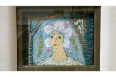 【 限定 1点 】 「 花女〈リンゴ〉 」 絵画 絵 アート アトリエ 飛動庵