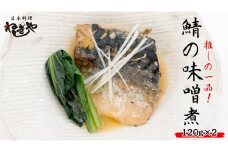「日本料理ねぎしや」 推しの一品！ 鯖の味噌煮 ( 2切・約120g ×2 ) さば 鯖 味噌煮 さばの味噌煮 お得 こだわり おかず 贈り物 簡単調理 おつまみ 冷凍 柔らか 魚 惣菜 お惣菜 日本料理