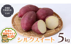 シルクスイート 5kg 【2024年10月から発送開始】（茨城県共通返礼品 [さつまいも]：行方市産） さつまいも シルクスイート 芋 いも 野菜