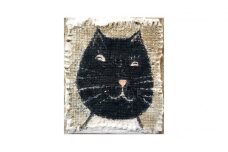 【 限定 1点 】クロちゃん 絵画 絵 アート アトリエ 飛動庵