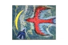 【 限定 1点 】さまよう鳥 絵画 絵 アート アトリエ 飛動庵