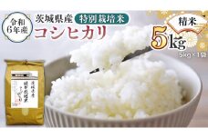 令和6年産 茨城県産 精米 特別栽培米 コシヒカリ 5kg （5kg×1袋） 白米 こしひかり 米 コメ こめ 単一米 限定 茨城県産 国産 美味しい お米 おこめ おコメ