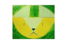 【 限定 1点 】ネコフラッグ 絵画 絵 アート アトリエ 飛動庵