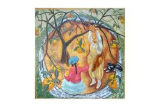 【 限定 1点 】収穫 2 絵画 絵 アート アトリエ 飛動庵