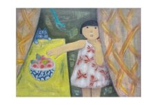 【 限定 1点 】おやつ 絵画 絵 アート アトリエ 飛動庵