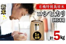 令和7年産・新米 ＜ 1月出荷 ＞ 精米 5kg 三百年 続く農家 の 有機特別栽培米 コシヒカリ 有機栽培 農創 米 こめ コメ ごはん ご飯 精米 白米 国産 茨城県産 おいしい 新生活 プレゼント 新生活応援 必要なもの 便利 おすすめ 消耗品 一人暮らし 二人暮らし 必要