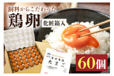鶏卵60ヶ入り化粧箱 鶏卵 60個 化粧箱入り 卵 生卵 60ヶ たまご タマゴ 玉子 国産 茨城県産 健康 美容 ご飯 すき焼き 目玉焼き 卵焼き 玉子焼き たまご焼き 16-B