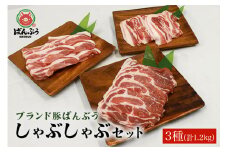 ブランド豚「ばんぶぅ」しゃぶしゃぶセット 合計1.2kg ばんぶぅ 豚肉 豚バラ肉 しゃぶしゃぶ しゃぶしゃぶセット 豚バラ ロース 肩ロース 焼き肉 しゃぶしゃぶ肉 焼肉用 ぶた肉 ブタ肉 国産 茨城県産 ギフト プレゼント 冷凍 高級部位 ブランド豚 42-J