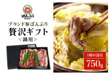 ブランド豚「ばんぶぅ」化粧箱入りギフト 鍋用 750g 冷凍便 750グラム 豚肉 豚ロース 豚肩ロース 豚バラ肉 豚ばら肉 スライス うす切り 薄切り お鍋 ぶた肉 ブタ肉 国産 茨城県産 プレゼント 贈り物 贈答品 お祝い 42-BC