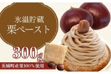 634 氷温貯蔵 栗ペースト300g（ 茨城町産 栗 100％ 使用 ) 【海老澤農園】