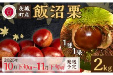 029 飯沼栗 2kg 高級 茨城県 茨城町産 ブランド くり 希少 品種 数量 限定 先行予約 2025年10月下旬～11月下旬頃発送予定
