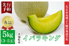 082-3 イバラキング 秀品 3~5玉 約5kg 茨城県 JA水戸産