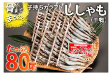 子持ち カラフトししゃも 80尾（16尾×5袋） 干物 冷凍 海鮮 シシャモ 魚 さかな つまみ 工場直送
