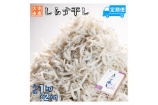 定期便 しらす干し (1kg×2か月) 天然 ふっくら 大洗 名産 しらす シラス 魚 さかな 魚介 離乳食