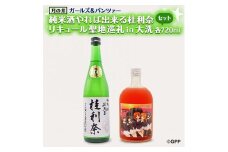 純米酒 やれば出来る桂利奈 720ml 聖地巡礼 リキュール ガルパン コラボ 720ml 2本 セット 大洗 地酒 日本酒 茨城 ガールズ＆パンツァー