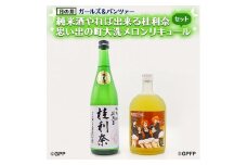 純米酒 やれば出来る桂利奈 720ml メロン リキュール ガルパン コラボ 720ml 2本 セット 大洗 地酒 日本酒 茨城 ガールズ＆パンツァー