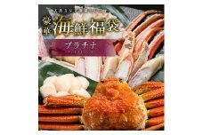 豪華 海鮮 福袋 プラチナ全8品 カジマ かに 蟹 ずわいがに  ホタテ 貝柱  はまぐり しらす シジミ わかめ ホッケ さば 魚介類 冷凍保存